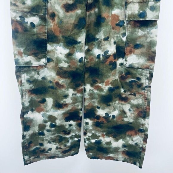 Levi’s Baggy Pants Sz 23x30 Women’s Cargo A Mid Rise Straight Leng Green New - Picture 3 of 15